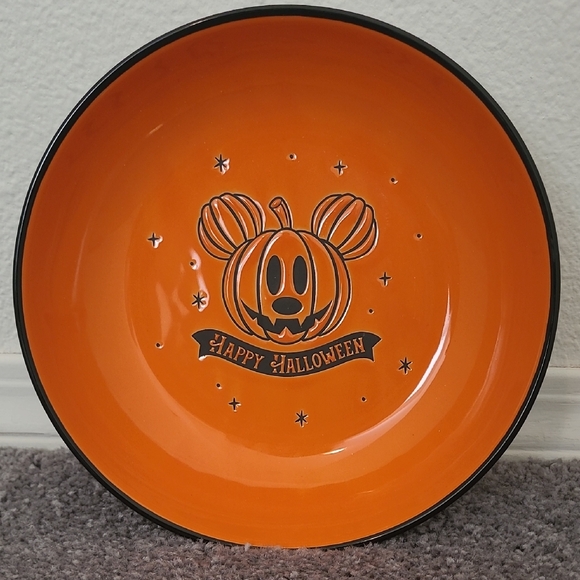 Disney Other - Disney Orange Halloween Plate NWOT